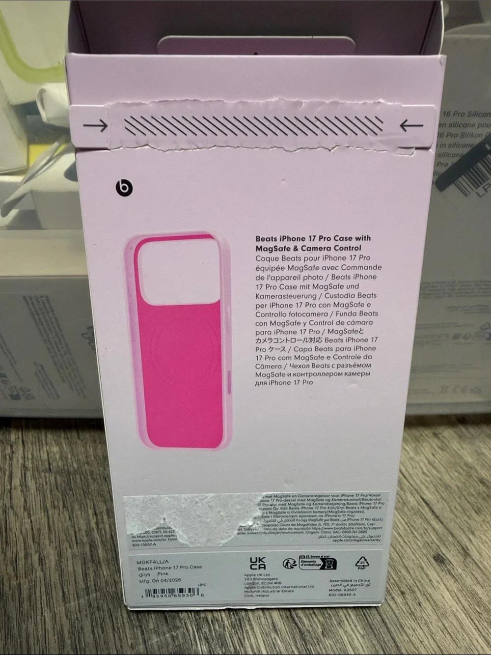 iPhone 17 Pro Pink Case with MagSafe & Camera Control